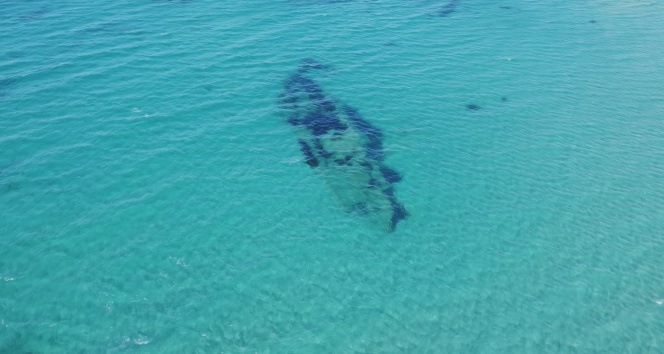 Çanakkale Savaşı’ndaki batık gemiler havadan görüntülendi