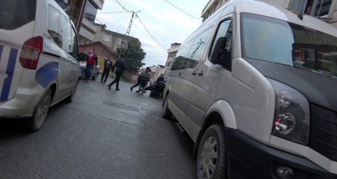 Arnavutköy’de iki aile arasında yumruklu kavga